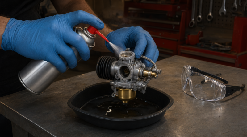 mini bike carburetor cleaning
