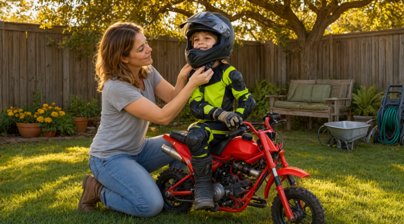 kids mini bike safety gear
