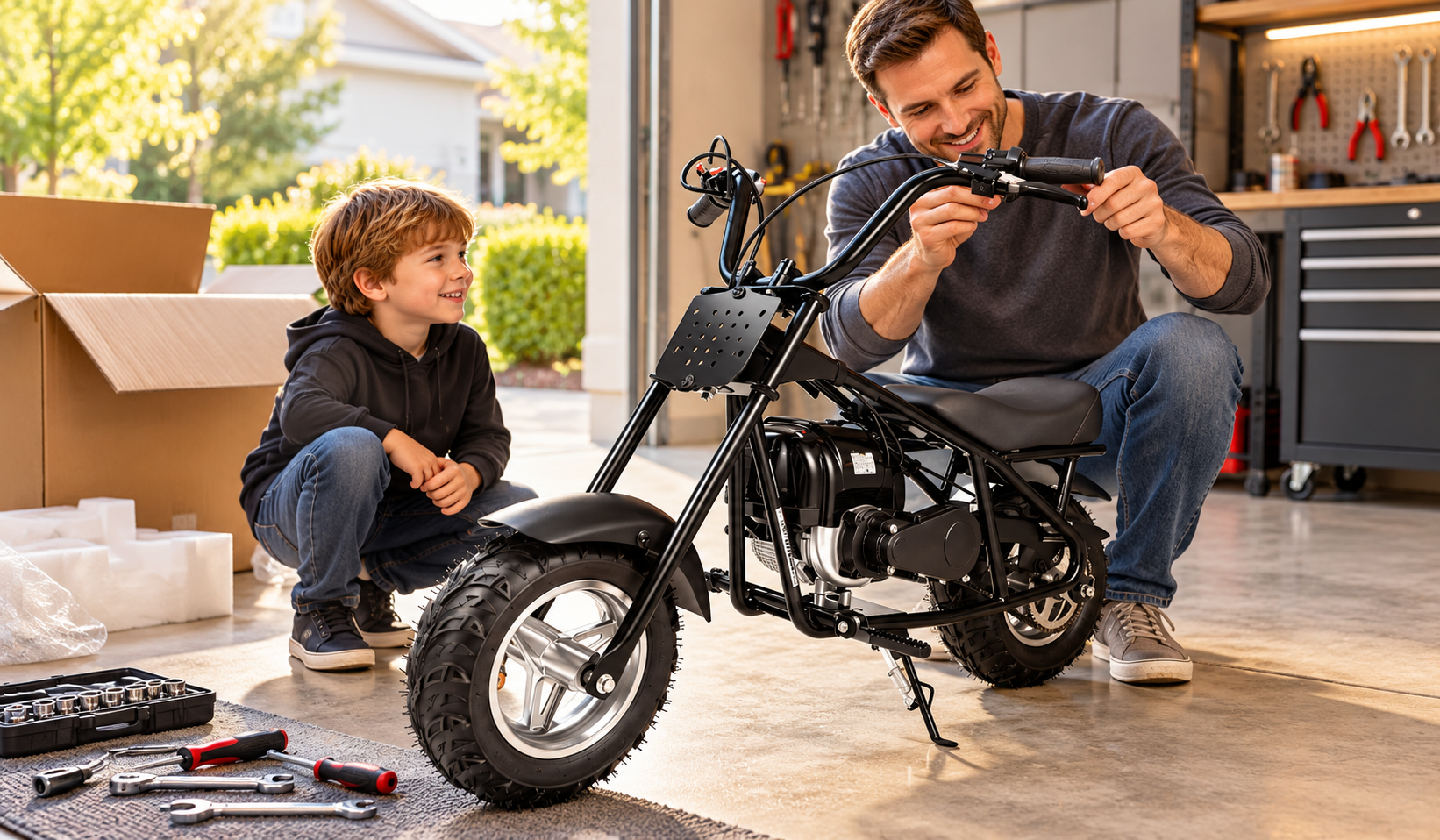 Mini Bike Assembly: 15-20 Minute Setup for the 40cc Beginner Bike