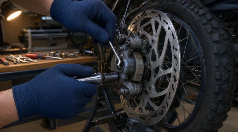 adjust mini bike brakes
